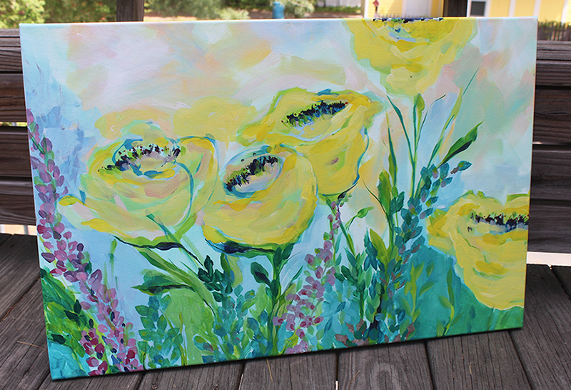 Yellow Springing Forth by Terese Newman