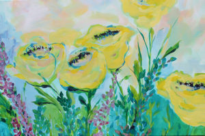 Yellow Springing Forth by Terese Newman