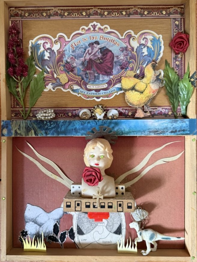 Terese Newman cigar box assemblages